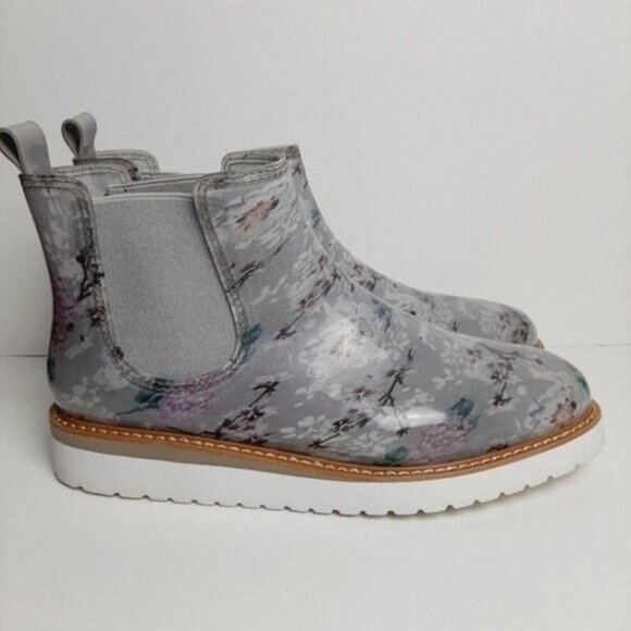 COUGAR Kensington Chelsea Rain Waterproof Boots Floral Sz 10 - Picture 3 of 14